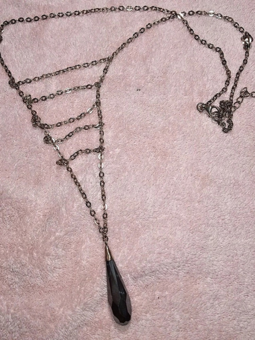 Silpada Black Hemitite Pendant Necklace